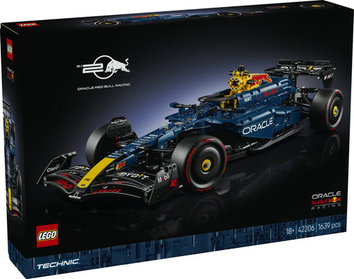 caja del set lego technic 42206 oracle red bull racing rb20 f1 car
