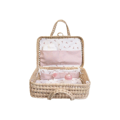 Maleta de Palma flores y vichy — Muñecas Antonio Juan, ref. 92321 (vista 2)