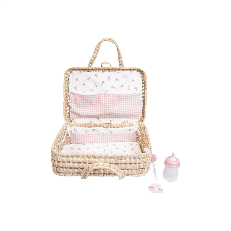 Maleta de Palma flores y vichy — Muñecas Antonio Juan, ref. 92321 (vista 3)