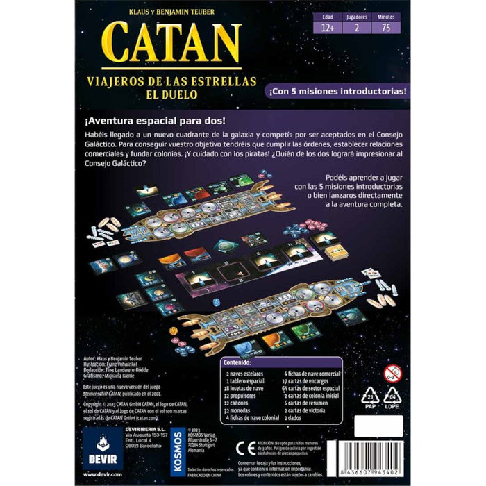 Catan Viajeros de las estrellas - El duelo (BGCATVEDUSP)