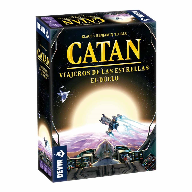 Caja del juego Catan Viajeros de las estrellas de Devir