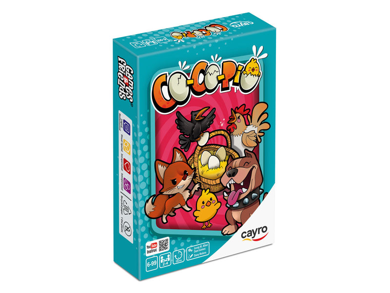 Caja del Co-co-pio de Cayro (ref. 7010): juego de cartas de granja para 2-4 jugadores desde 6 años