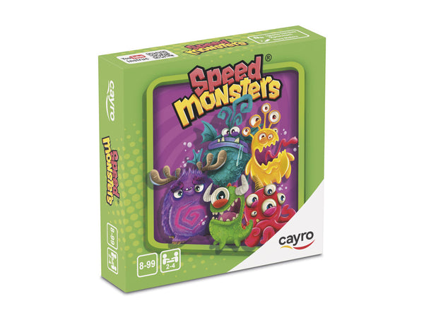 Caja del Speed Monsters Mini de Cayro (unidad suelta): juego de cartas de rapidez para 2-4 jugadores desde 8 años
