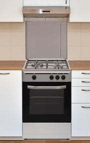 Cocina de gas Vitrokitchen CB5530 instalada en una cocina de apartamento