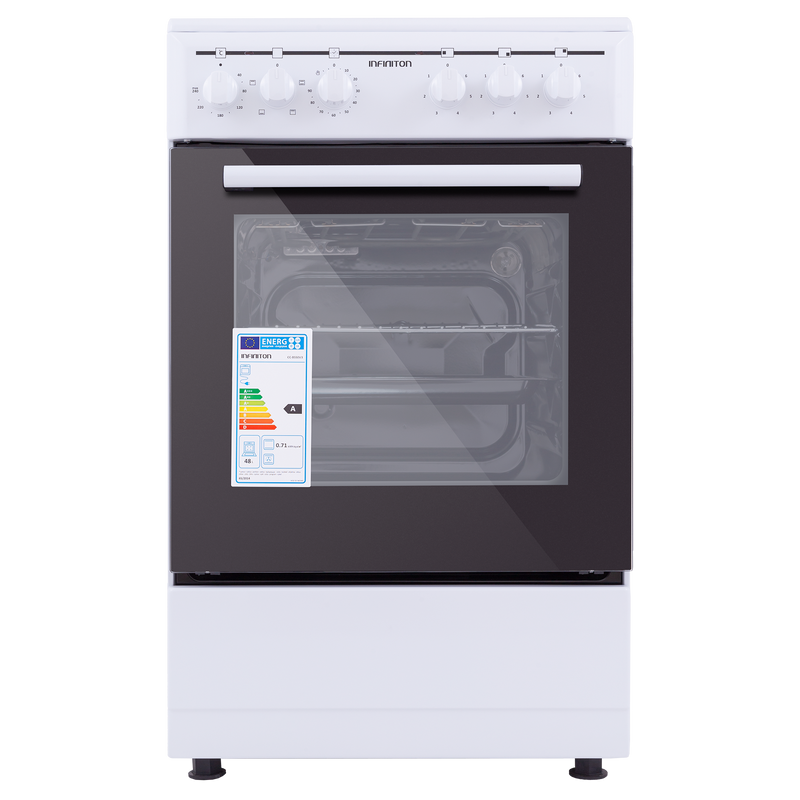 Cocina Infiniton CC-V350G 43L Blanco - vista frontal