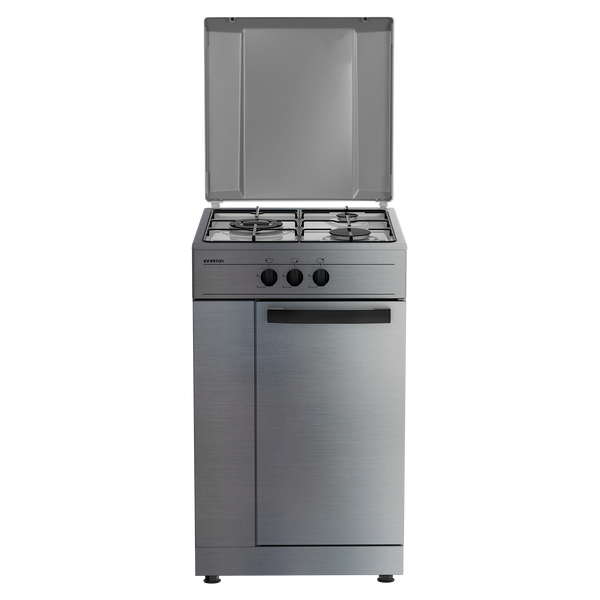 Cocina Infiniton CC3AC Plata - vista frontal
