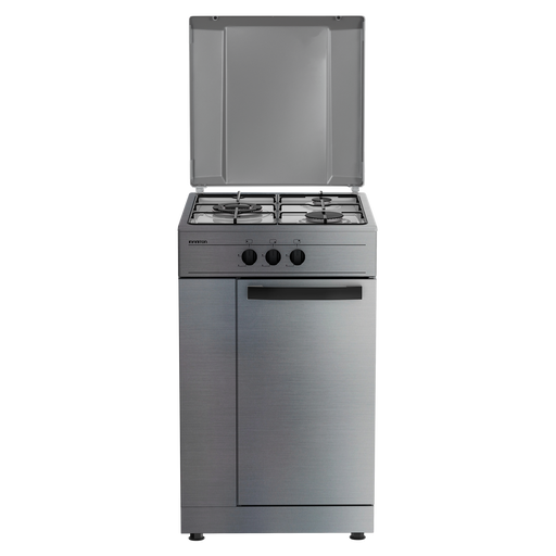 Cocina Infiniton CC3AC Plata - vista frontal