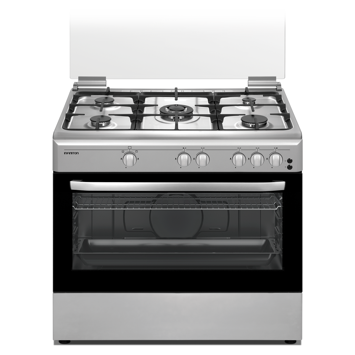 Cocina Infiniton CC9090HGCX 92L Inox - vista frontal