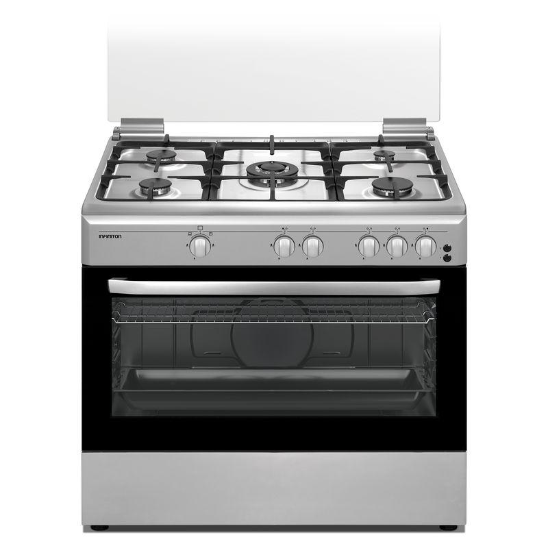 Cocina Infiniton CC9090HGCX 92L Inox - vista frontal