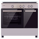 Cocina Infiniton CC90X2W4F 60L Inox - vista frontal