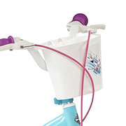 cesta delantera, asiento ajustable y timbre incluido 