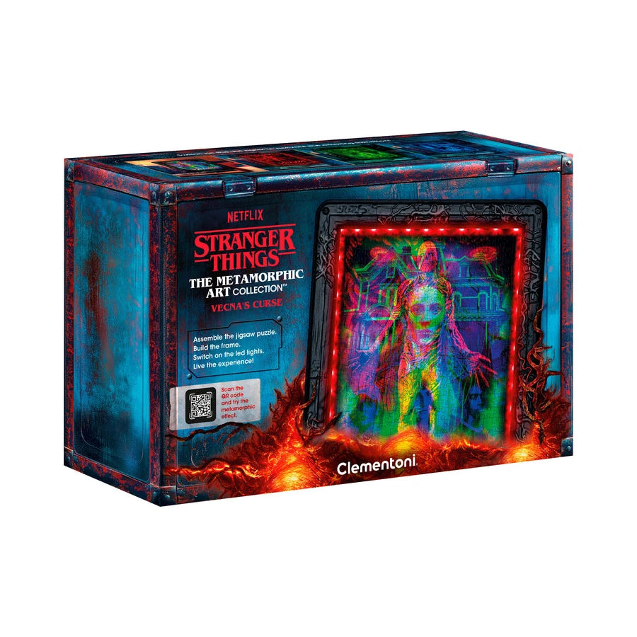 Caja de Puzzle 520 Clementoni Stranger Things Vecna - Metamorphic LED (35610)