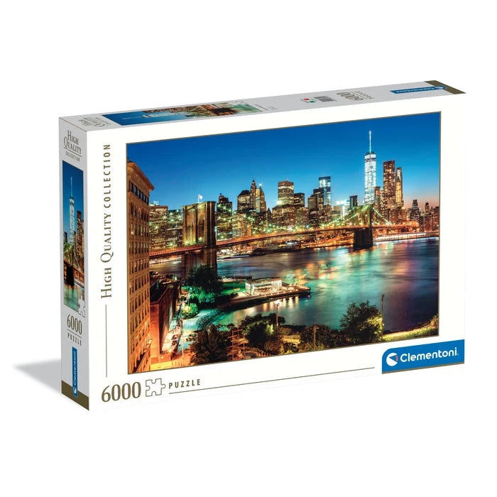 Caja de Puzzle 6000 Clementoni Brooklyn Bridge Lights (36534)