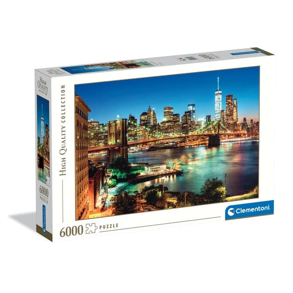Caja de Puzzle 6000 Clementoni Brooklyn Bridge Lights (36534)