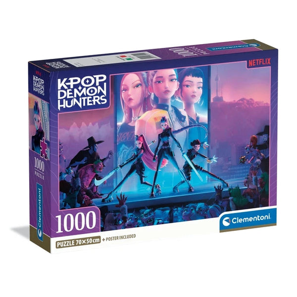 Caja de Puzzle 1000 Clementoni K-Pop Demon Hunters (37121)