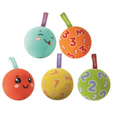 Las 5 pelotas de tela con velcro del Zippy Ziggy Clementoni 55677