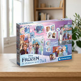 Clementoni Edukit 7 en 1 Frozen 2 (18110) — Edición Descatalogada sobre una mesa de madera