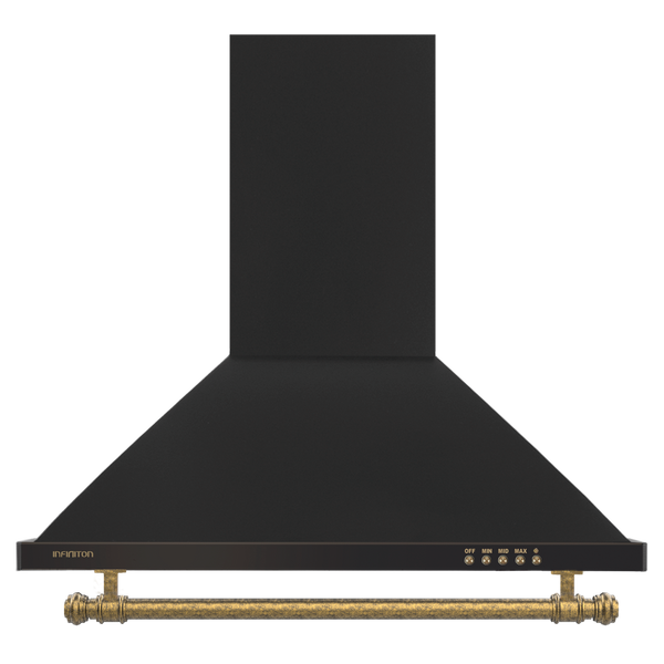 Campana extractora Infiniton CMPP-RU61 60 cm Negro Rústico - vista frontal