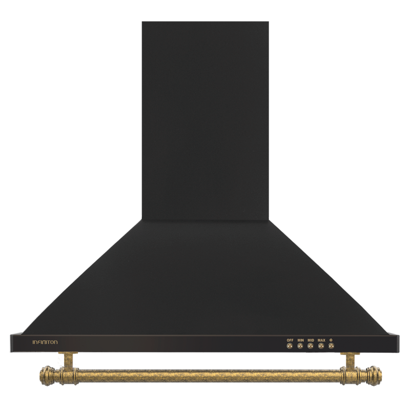 Campana extractora Infiniton CMPP-RU61 60 cm Negro Rústico - vista frontal
