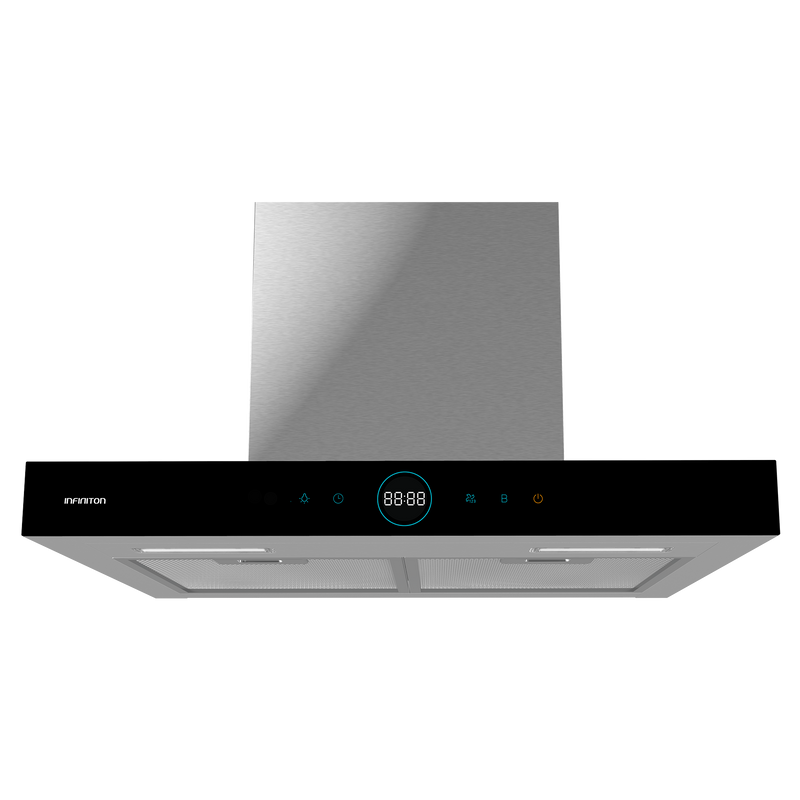 Campana extractora Infiniton CMPT-CLR60S 60 cm Inox - vista frontal