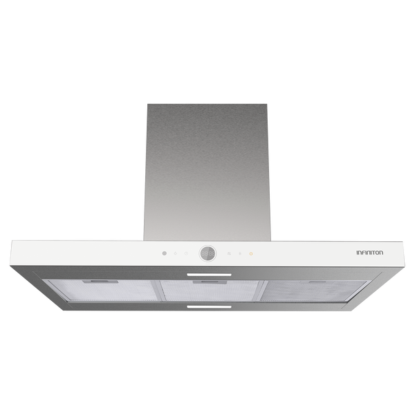 Campana extractora Infiniton CMPT-ISH97WG 90 cm Blanco - vista frontal