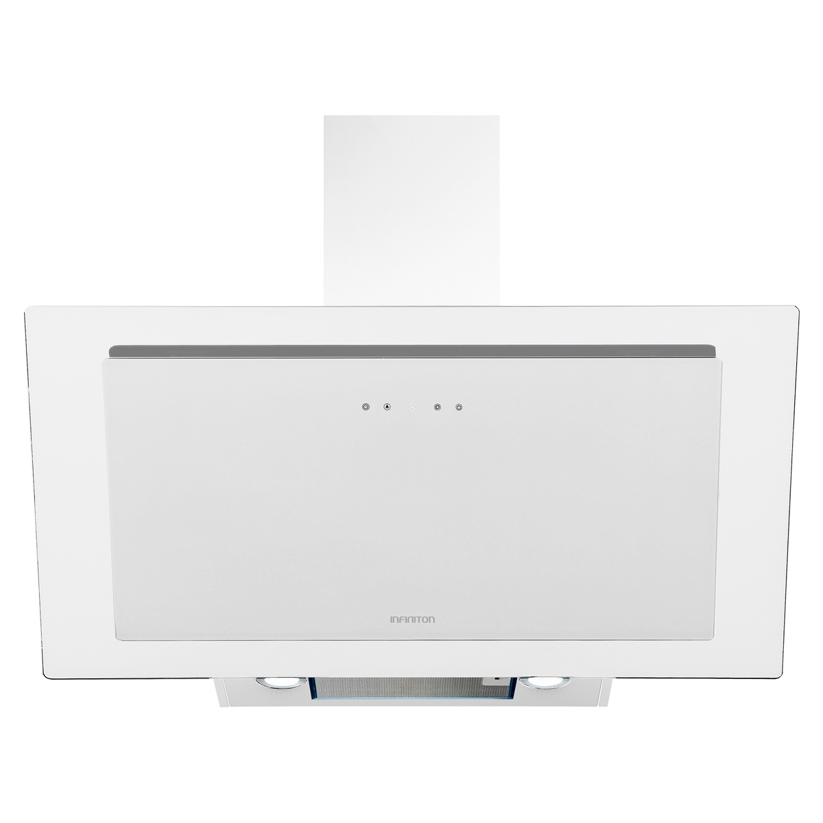 Campana extractora Infiniton CMPTRAL-BL94R 90 cm Cristal blanco - vista frontal
