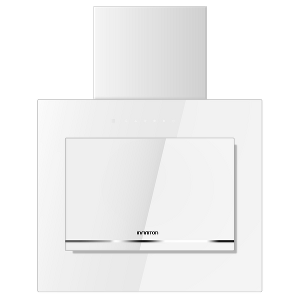 Campana extractora Infiniton CMPTRAL-BLC63U 60 cm Cristal blanco - vista frontal