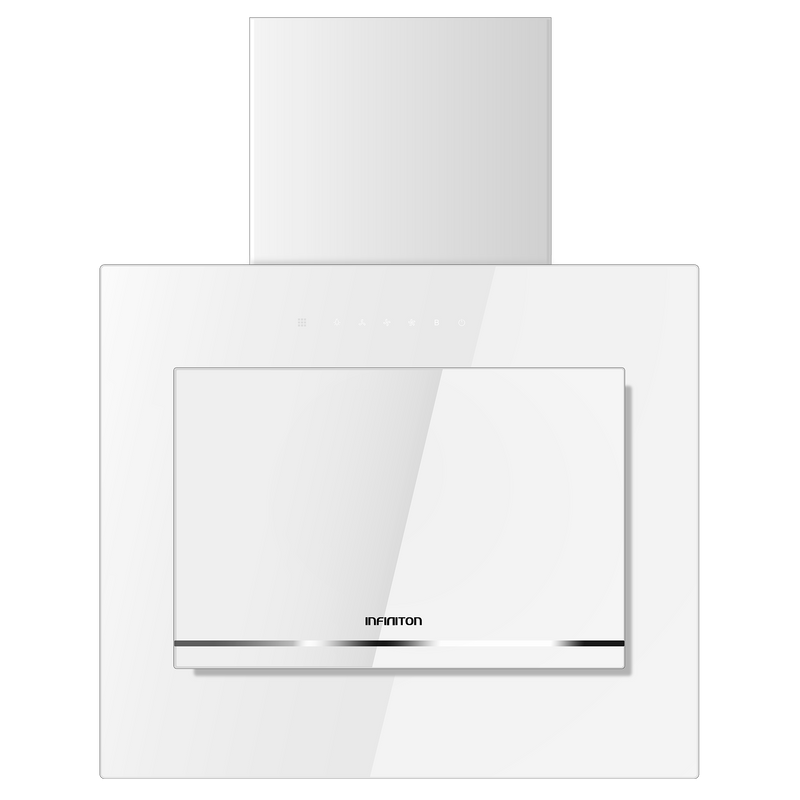 Campana extractora Infiniton CMPTRAL-BLC63U 60 cm Cristal blanco - vista frontal