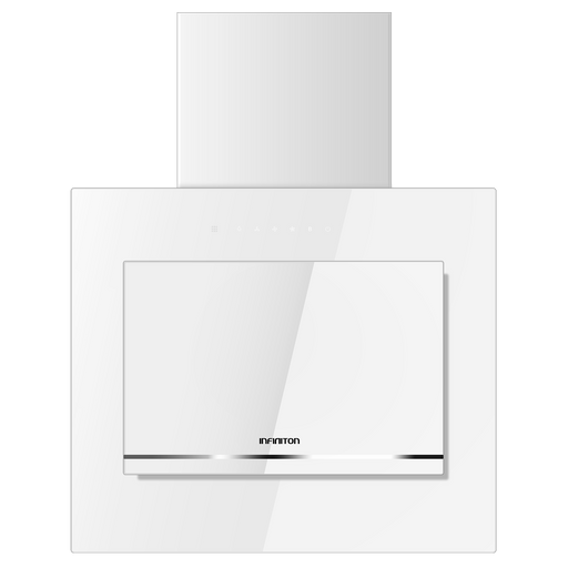 Campana extractora Infiniton CMPTRAL-BLC63U 60 cm Cristal blanco - vista frontal