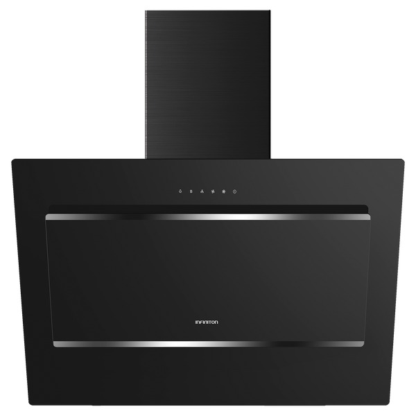 Campana extractora Infiniton CMPTRAL-BT90U 89,6 cm Cristal negro - vista frontal