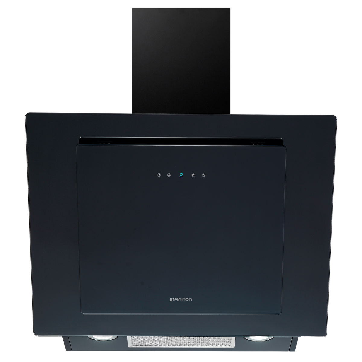 Campana extractora Infiniton CMPTRAL-N68R 60 cm Cristal negro - vista frontal