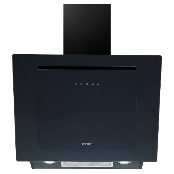 Campana extractora Infiniton CMPTRAL-N68R 60 cm Cristal negro - vista frontal
