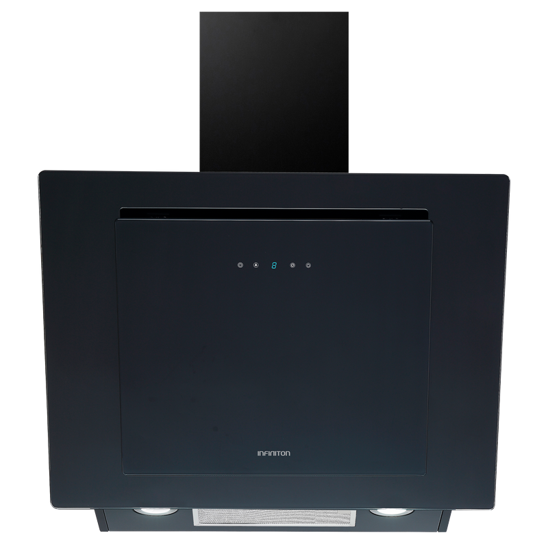 Campana extractora Infiniton CMPTRAL-N68R 60 cm Cristal negro - vista frontal