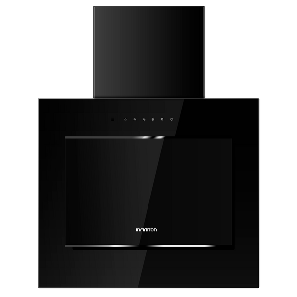 Campana extractora Infiniton CMPTRAL-NG61U 60 cm Cristal negro - vista frontal