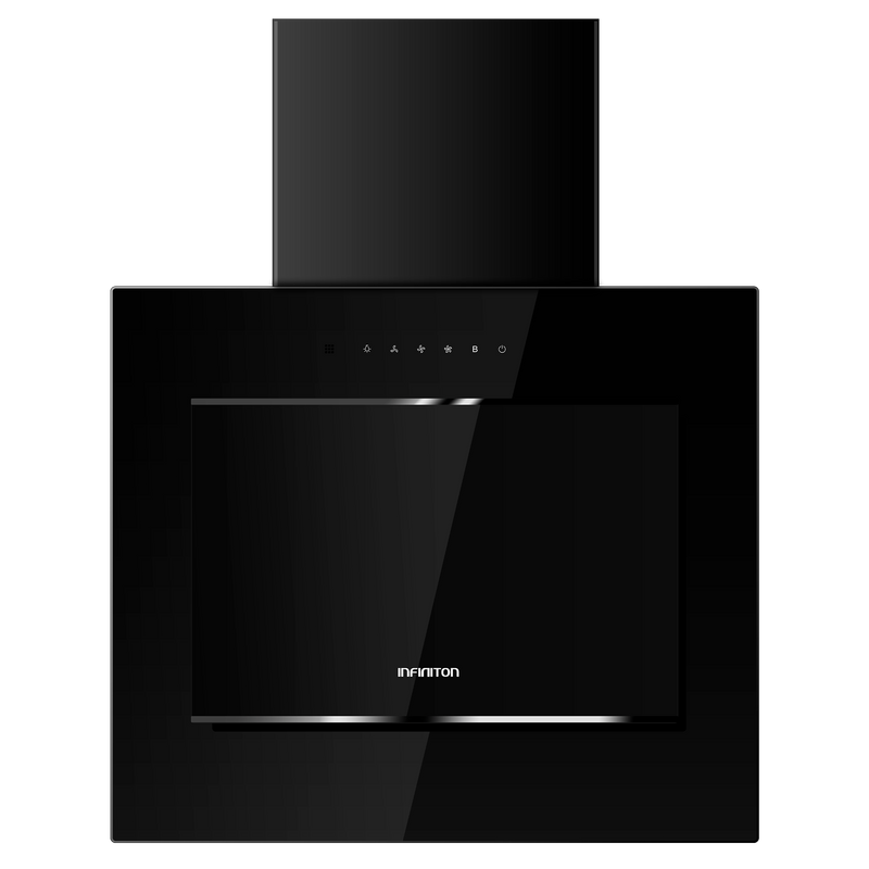 Campana extractora Infiniton CMPTRAL-NG61U 60 cm Cristal negro - vista frontal
