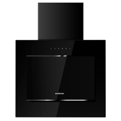 Campana extractora Infiniton CMPTRAL-NG61U 60 cm Cristal negro - vista frontal