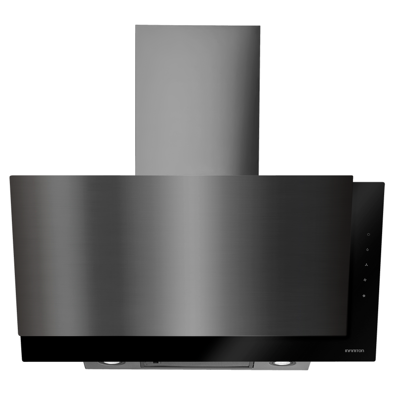 Campana extractora Infiniton CMPTRAL-SS90 90 cm Dark Inox - vista frontal