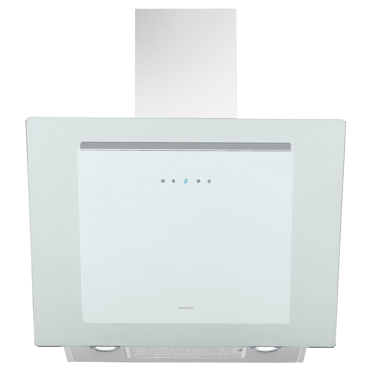 Campana extractora Infiniton CMPTRAL-W69R 60 cm Cristal blanco - vista frontal