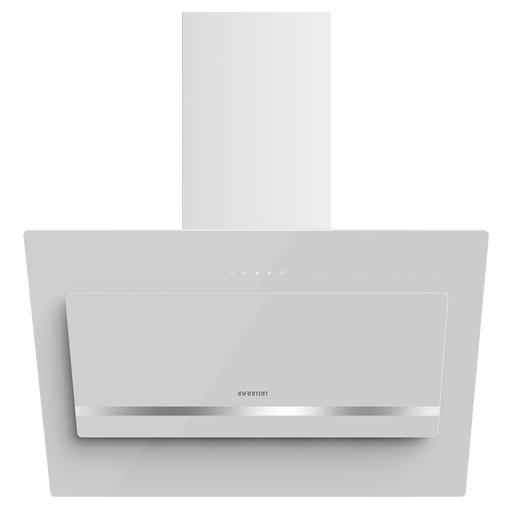 Campana extractora Infiniton CMPTRAL-WT90 90 cm Cristal blanco - vista frontal