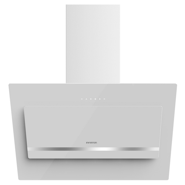 Campana extractora Infiniton CMPTRAL-WT90U 89,6 cm Cristal blanco - vista frontal