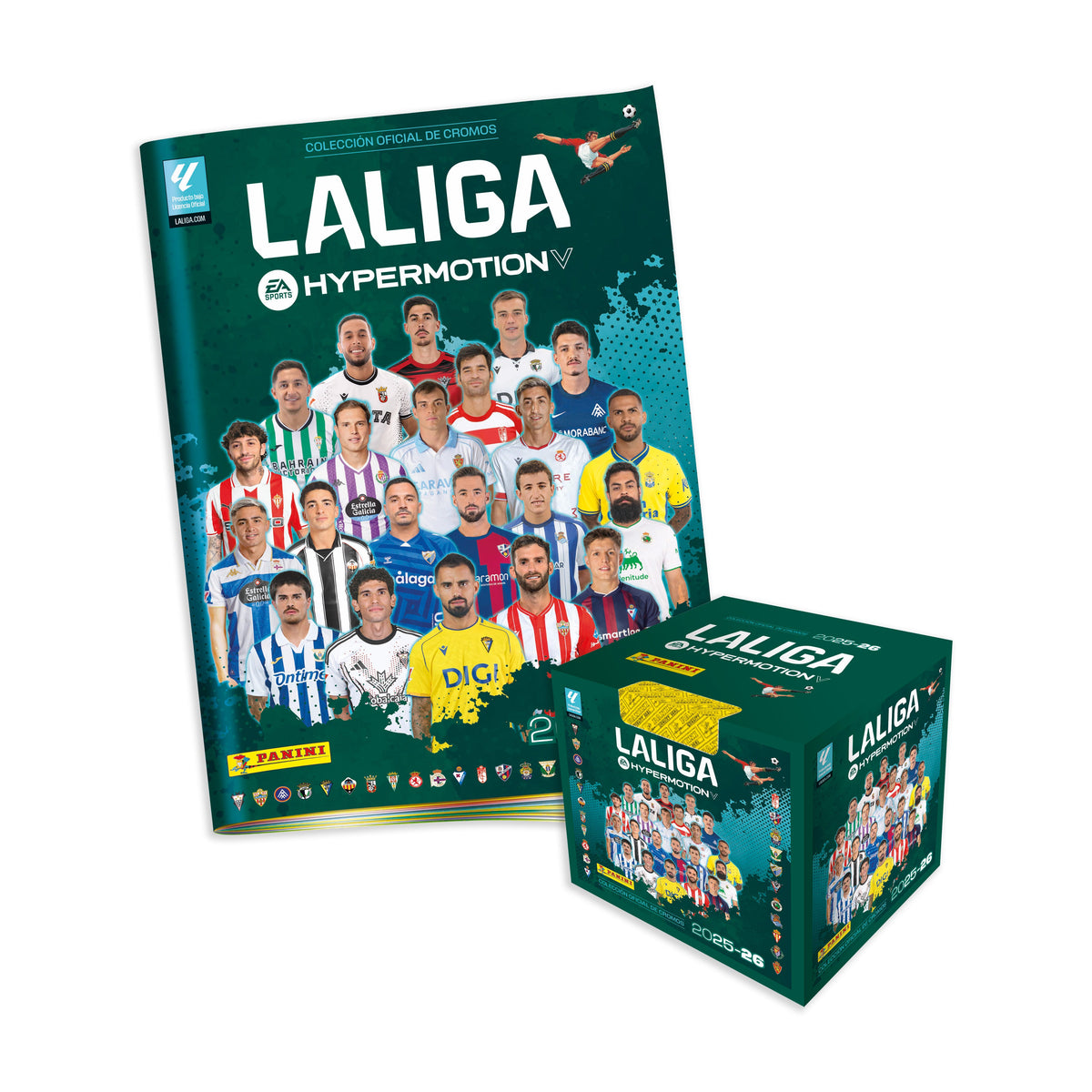 Pack 3 Blísters LaLiga Hypermotion 2025/26 Panini Oficial 192 cromos