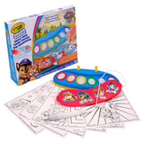 Contenido del set Crayola Color Wonder Paw Patrol 75-7204: caja, unidad con pincel y hojas de la Patrulla Canina