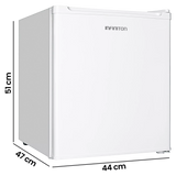 Congelador Vertical Infiniton CV-33L5WDC 33 L Blanco (vista 2)