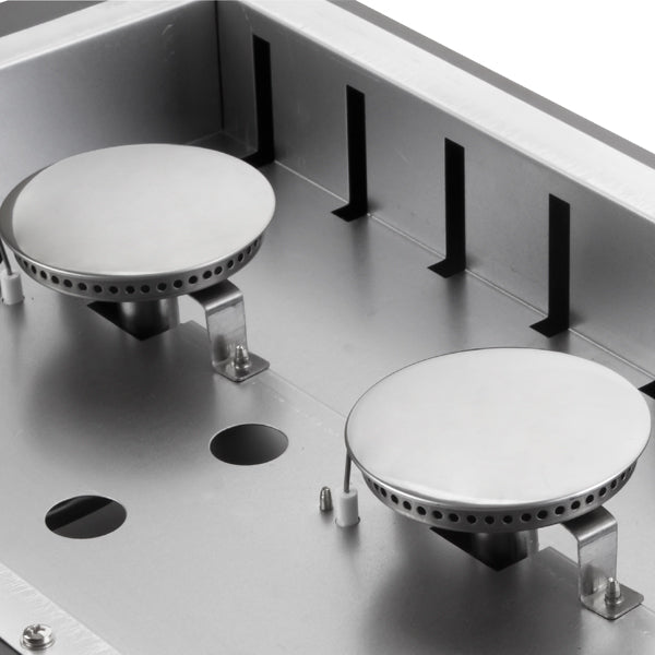 Vitrokitchen PG230NB - Placa de Gas 2 Fuegos