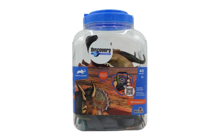 Discovery Channel - Cubo de 40 piezas Dinosaurios (D6704)