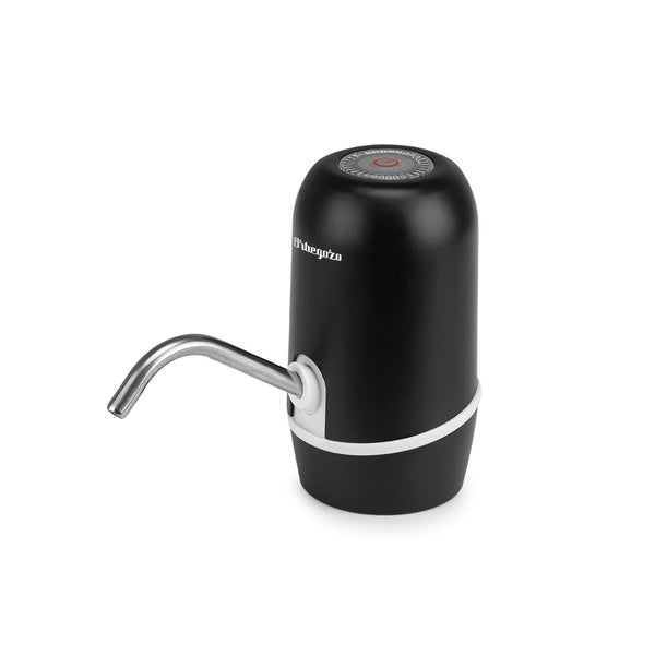 Orbegozo DA2000 dispensador de agua eléctrico con batería recargable USB sobre garrafa
