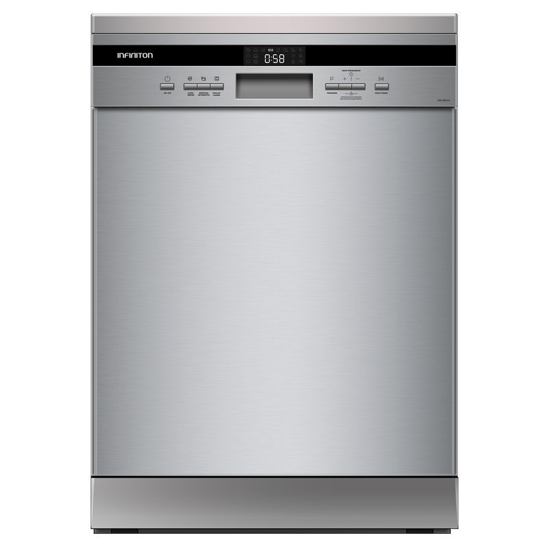 Lavavajillas Infiniton DIW-68CAX 14 servicios Inox - vista frontal