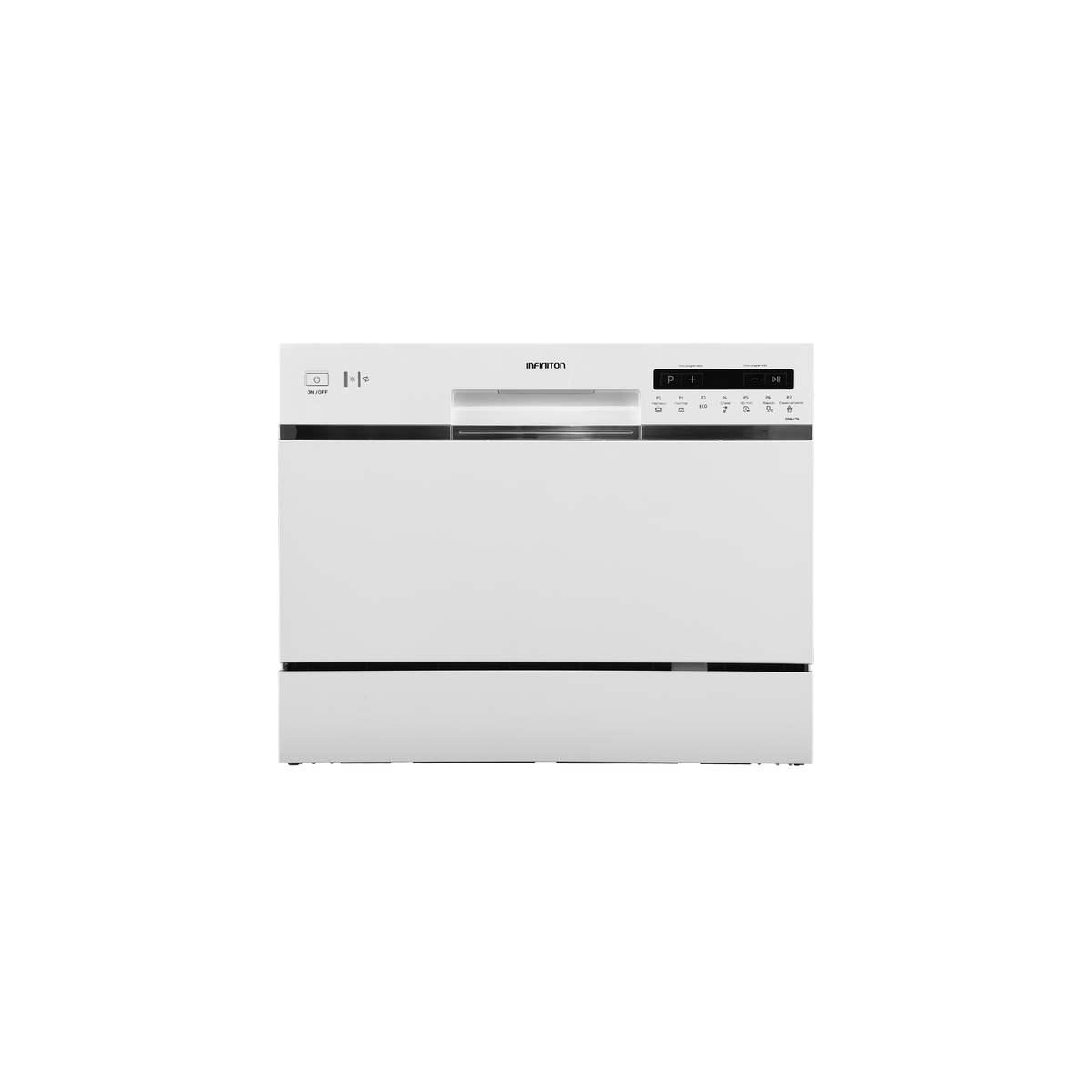 Lavavajillas Infiniton DIW-CT6 6 servicios Blanco - vista frontal