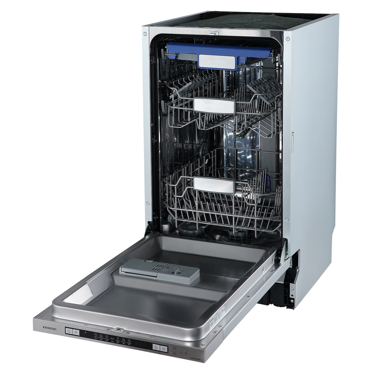 Lavavajillas Infiniton DIW-NB410Cb 10 servicios Plata - vista frontal