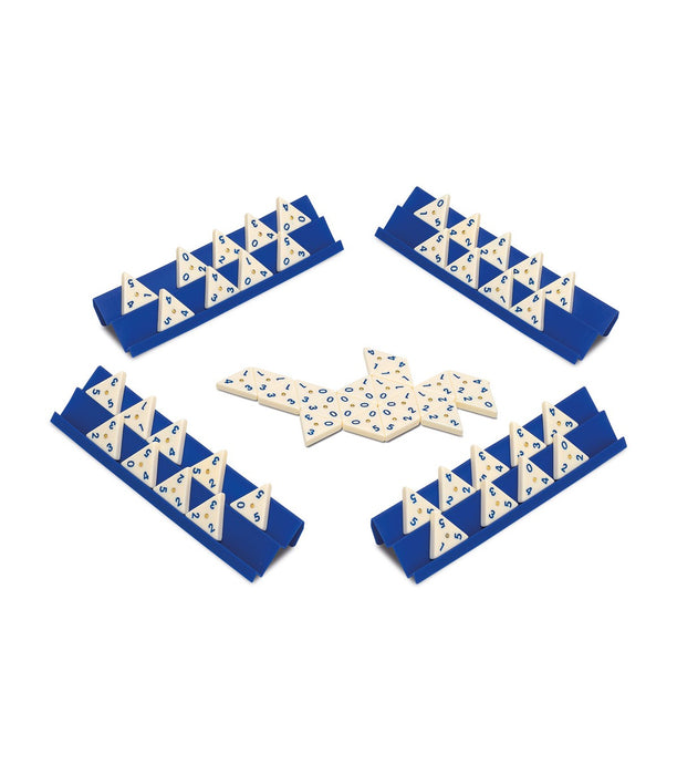 Cayro triangular dominoes in metal box (754)
